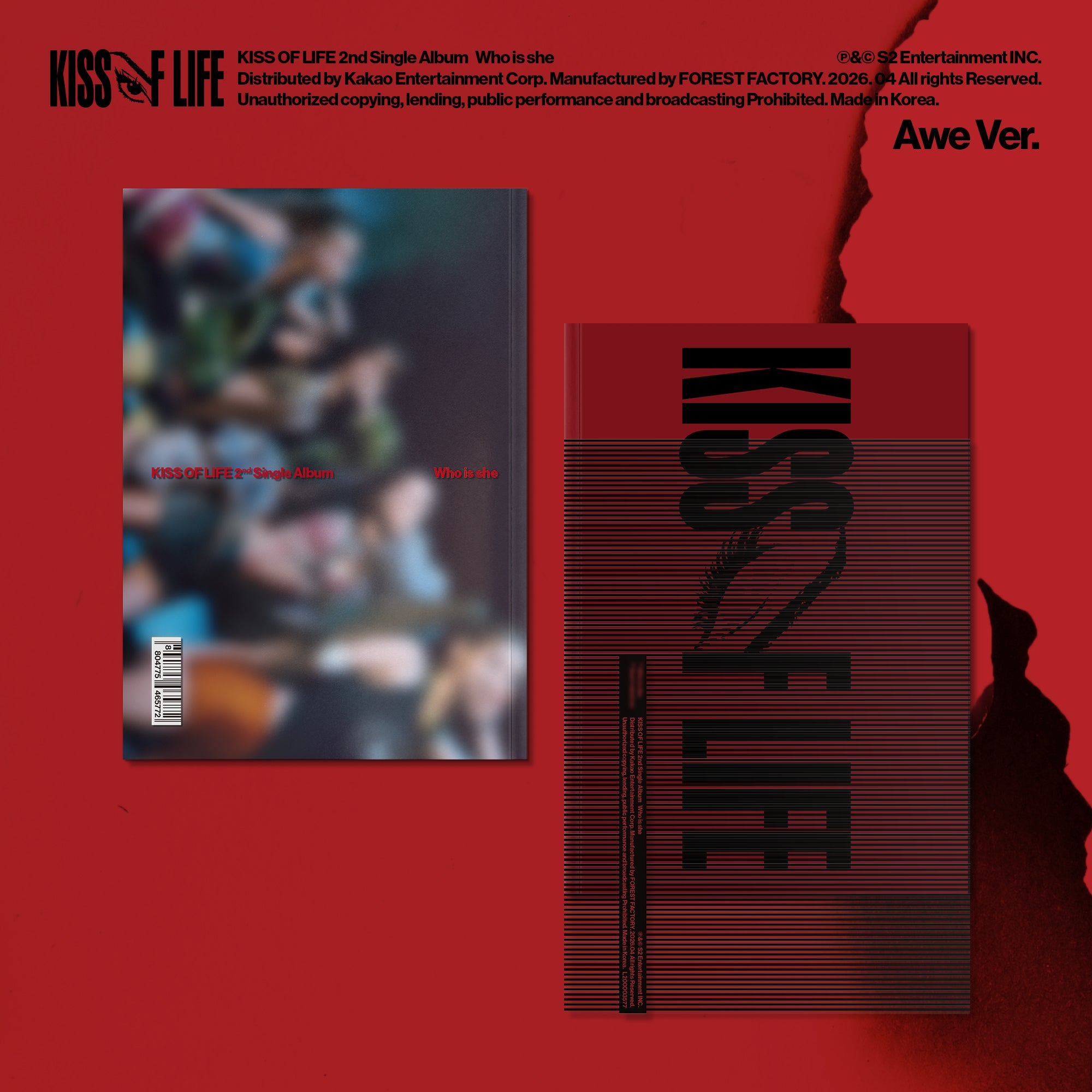 撮影可能団体トレカお渡し会」 KISS OF LIFE 2nd Single Album &lt