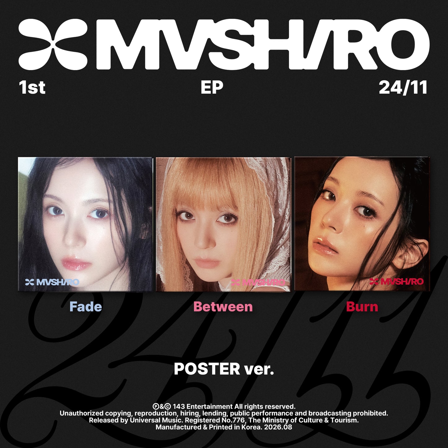 MASHIRO 1st EP '24/11' RELEASE EVENT in JAPAN