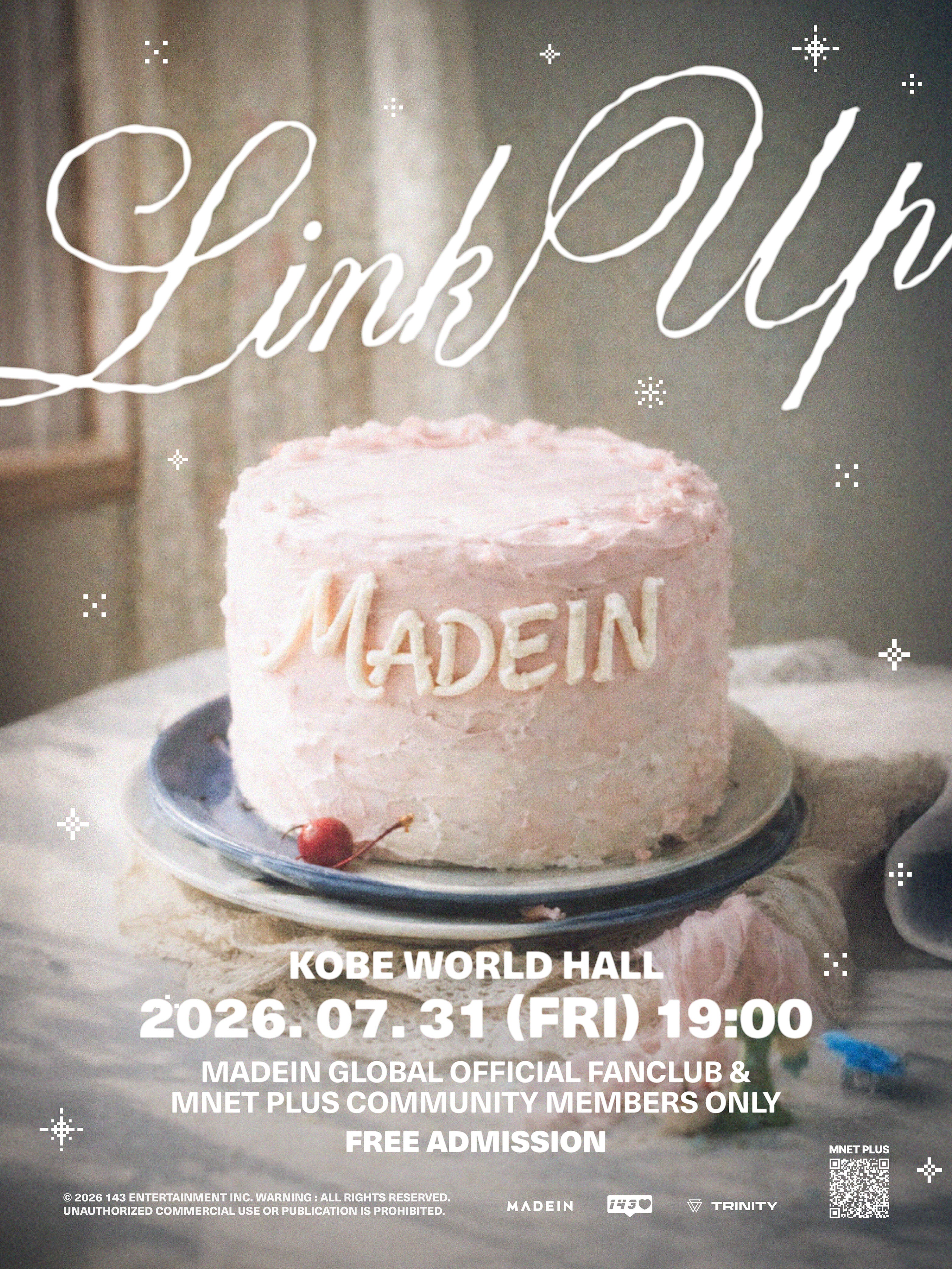 MADEIN LINK UP 2026 ] 特典付きトレカセット – TRINITY