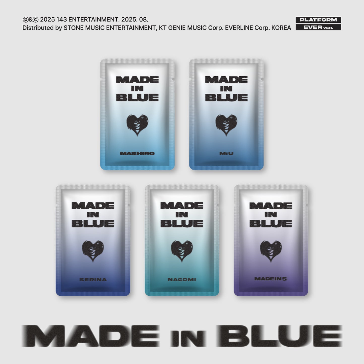 【メンバー全員サイン会】 MADEIN S [MADE in BLUE]