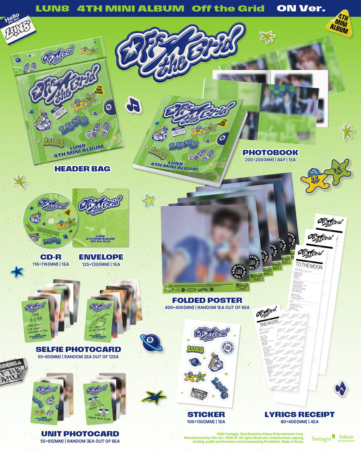 【 先着 】 LUN8 4TH MINI ALBUM [Off the Grid] RELEASE EVENT in JAPAN 『 韓国式団体サイン会観覧 』
